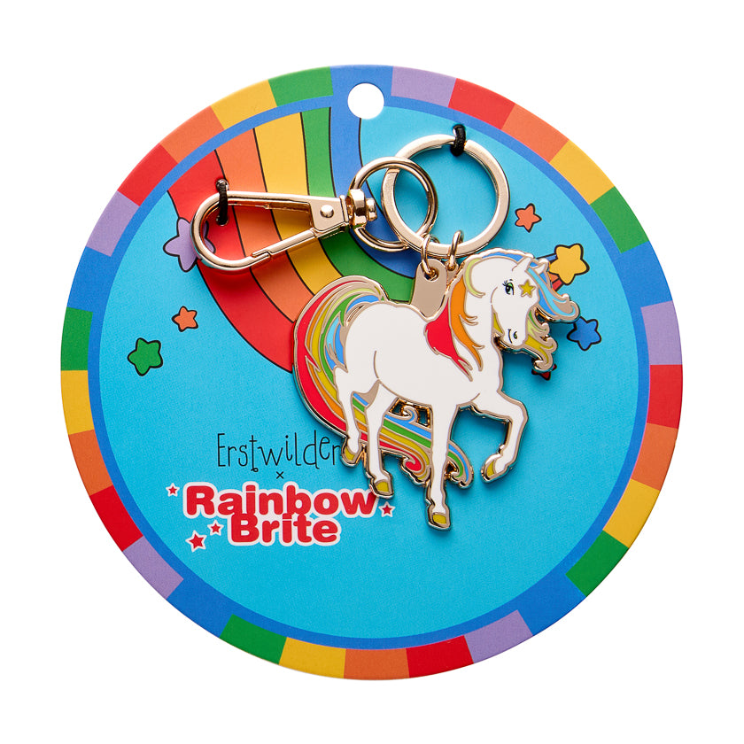 Erstwilder x Rainbow Brite - Starlite Enamel Key Ring