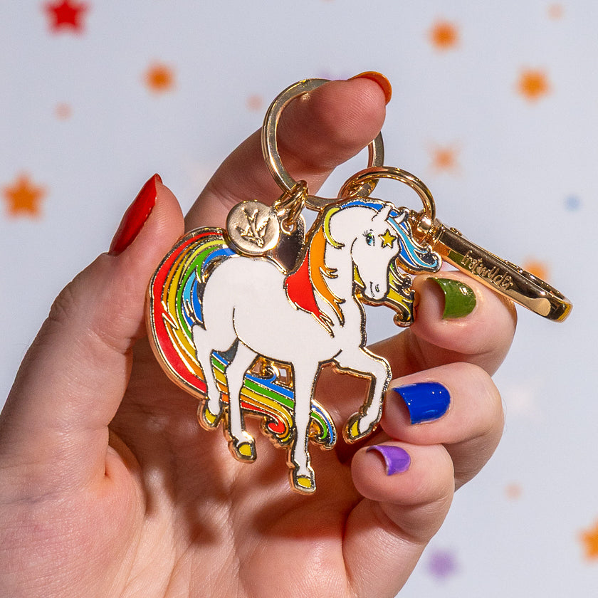 Erstwilder x Rainbow Brite - Starlite Enamel Key Ring