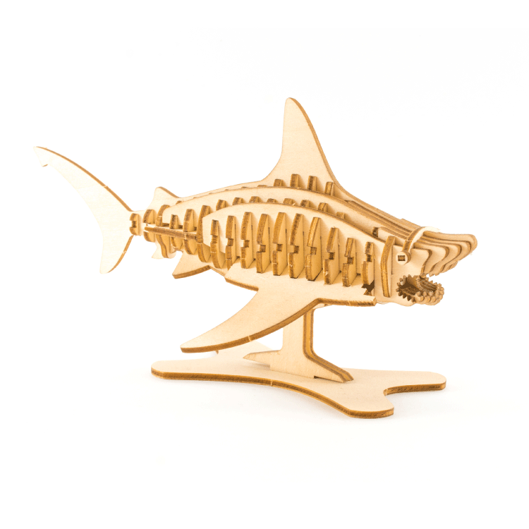 Kigumi - Shark 3D Wooden Puzzle