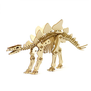 Kigumi Wagumi - Stegosaurus 3D Wooden Puzzle