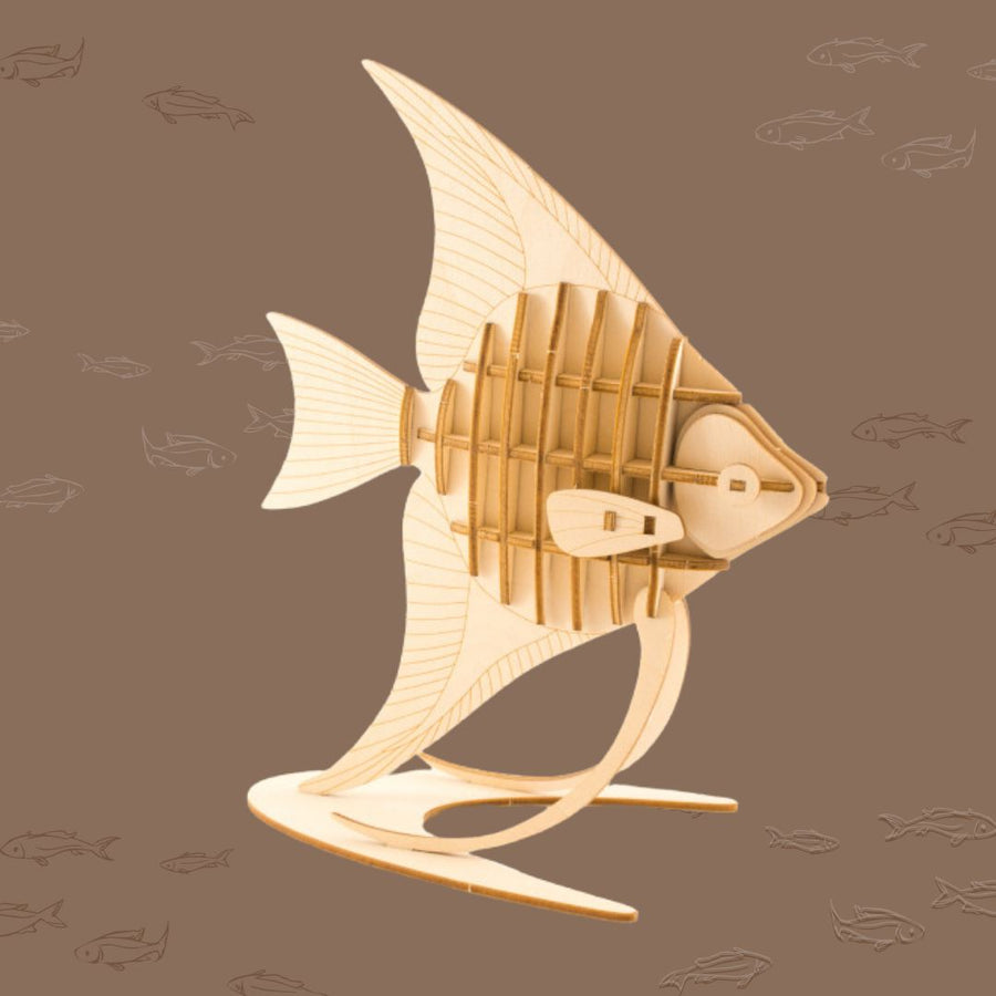 Kigumi - Angel Fish 3D Wooden Puzzle