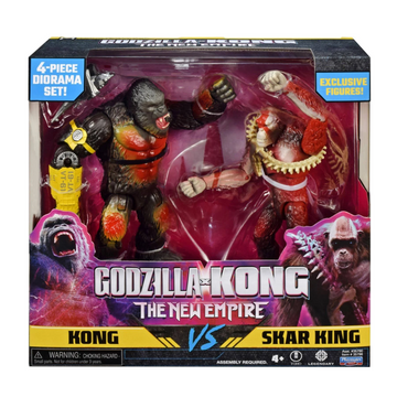 Godzilla x Kong The New Empire - King Kong vs Skar King 2-pack