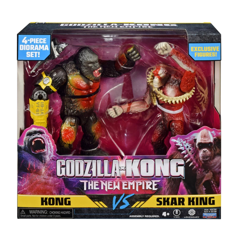 Godzilla x Kong The New Empire - King Kong vs Skar King 2-pack