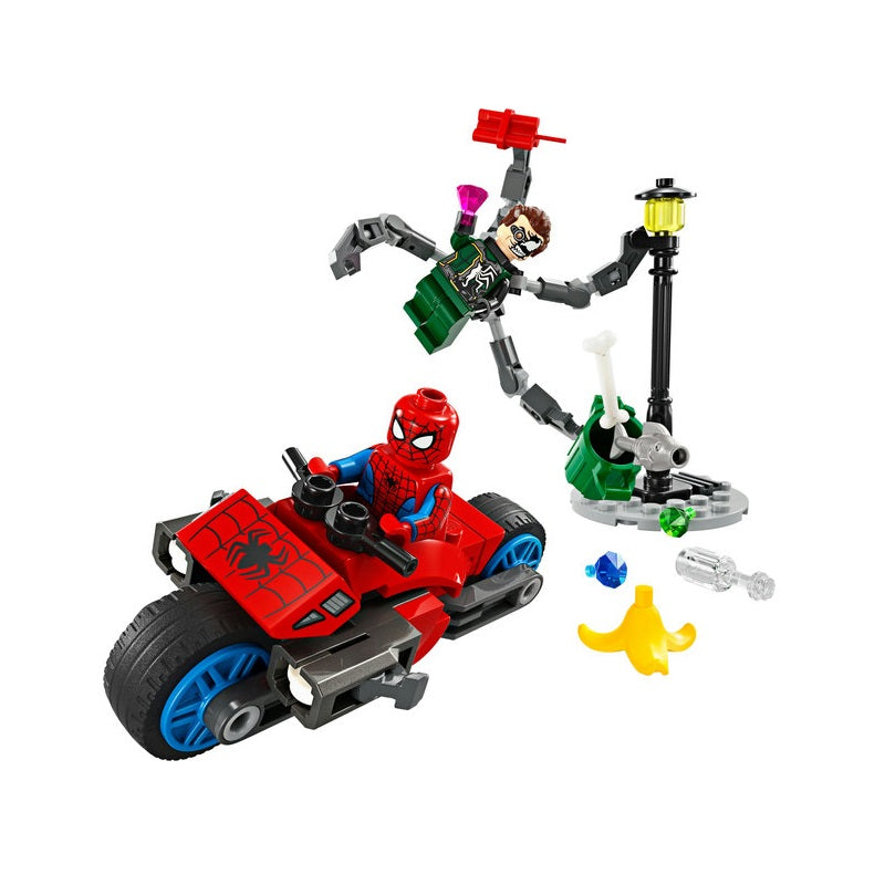 LEGO - Spiderman 76275 Motorcycle Chase: Spider-Man vs. Doc Ock