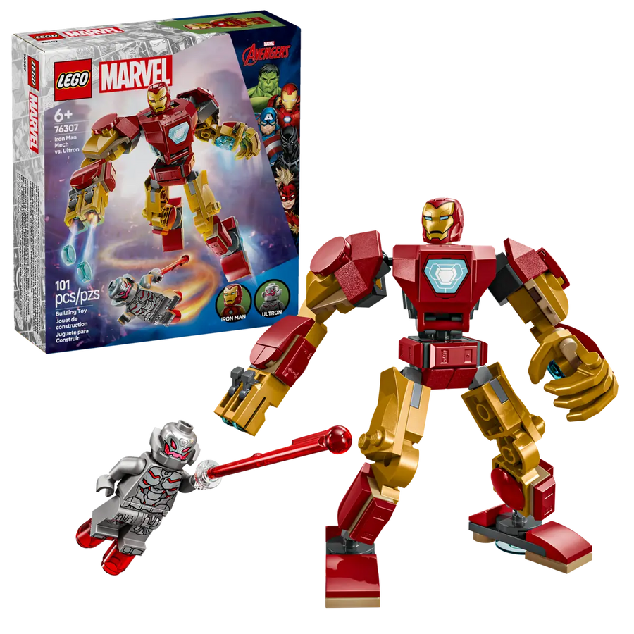 LEGO - 76307 Marvel Iron Man Mech vs. Ultron
