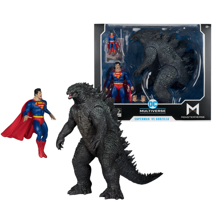 DC - Justice League Monsterverse: Superman Vs Godzilla Action Figure 3 Pack