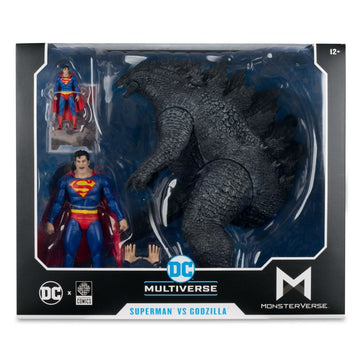 DC - Justice League Monsterverse: Superman Vs Godzilla Action Figure 3 Pack