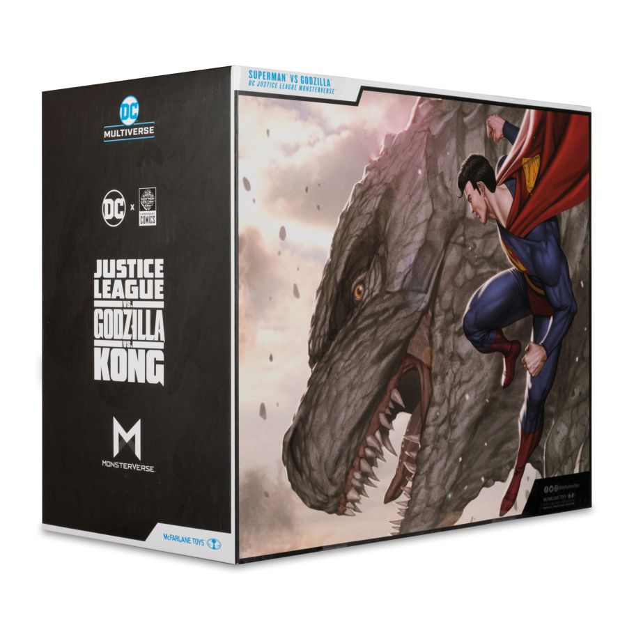 DC - Justice League Monsterverse: Superman Vs Godzilla Action Figure 3 Pack