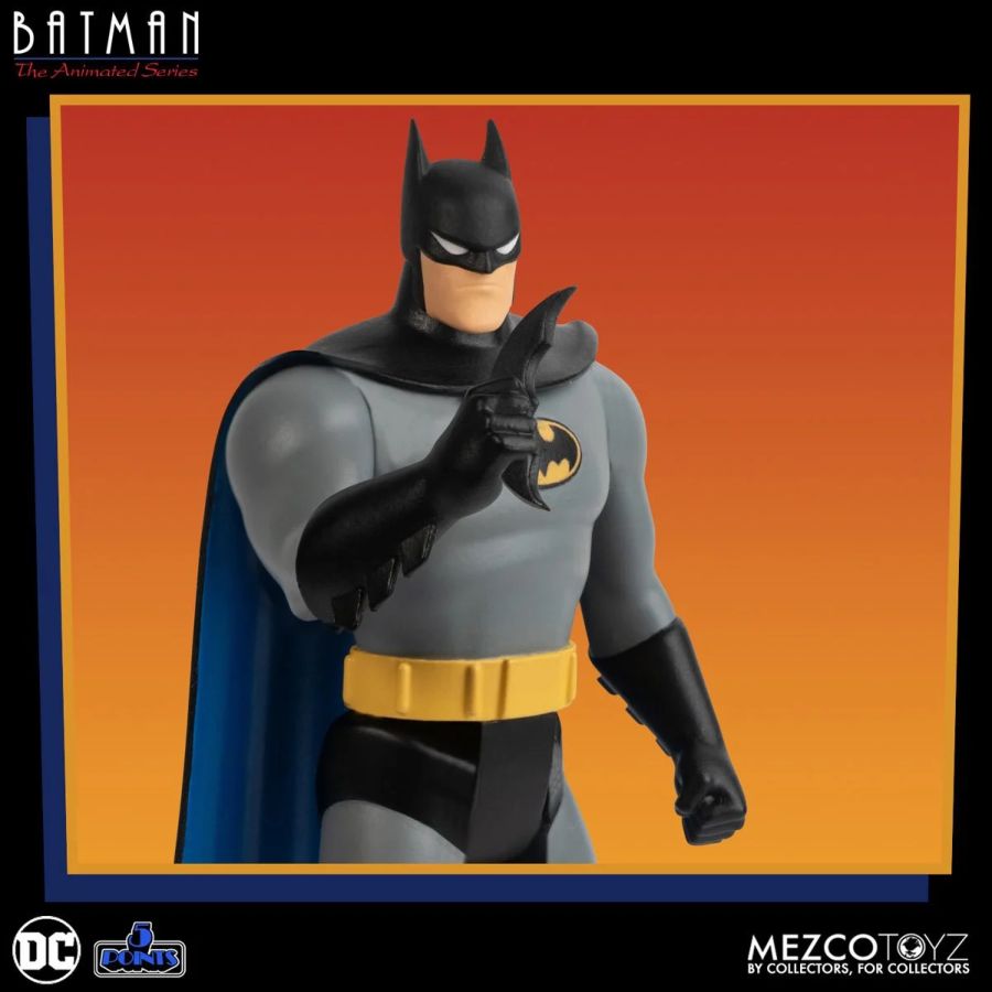 Mezco Batman: Animated Series - 5 Points 3.75" Figures - Set of 4