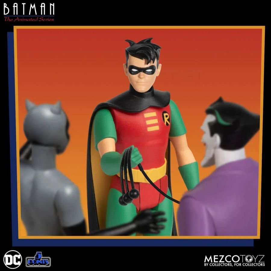 Mezco Batman: Animated Series - 5 Points 3.75" Figures - Set of 4