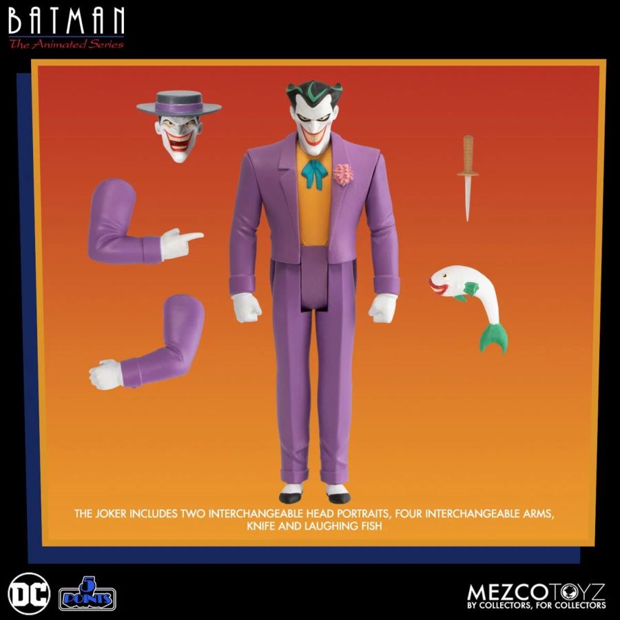 Mezco Batman: Animated Series - 5 Points 3.75" Figures - Set of 4