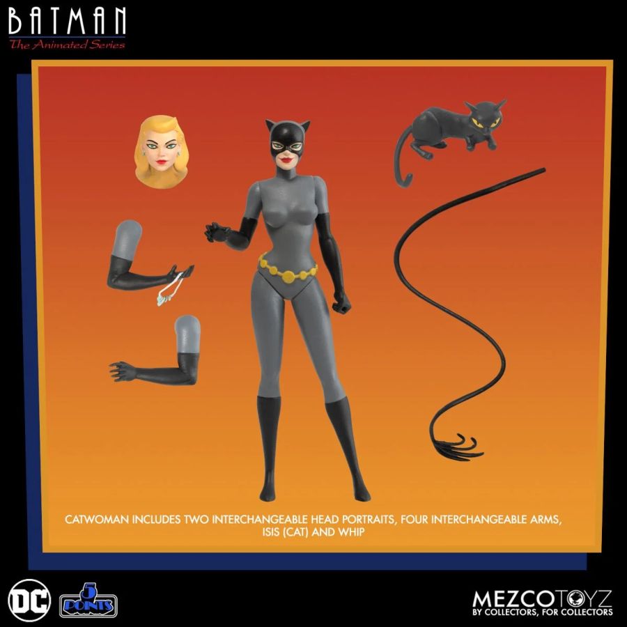 Mezco Batman: Animated Series - 5 Points 3.75" Figures - Set of 4