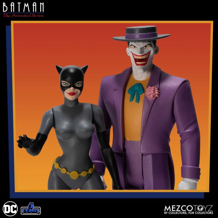 Mezco Batman: Animated Series - 5 Points 3.75" Figures - Set of 4