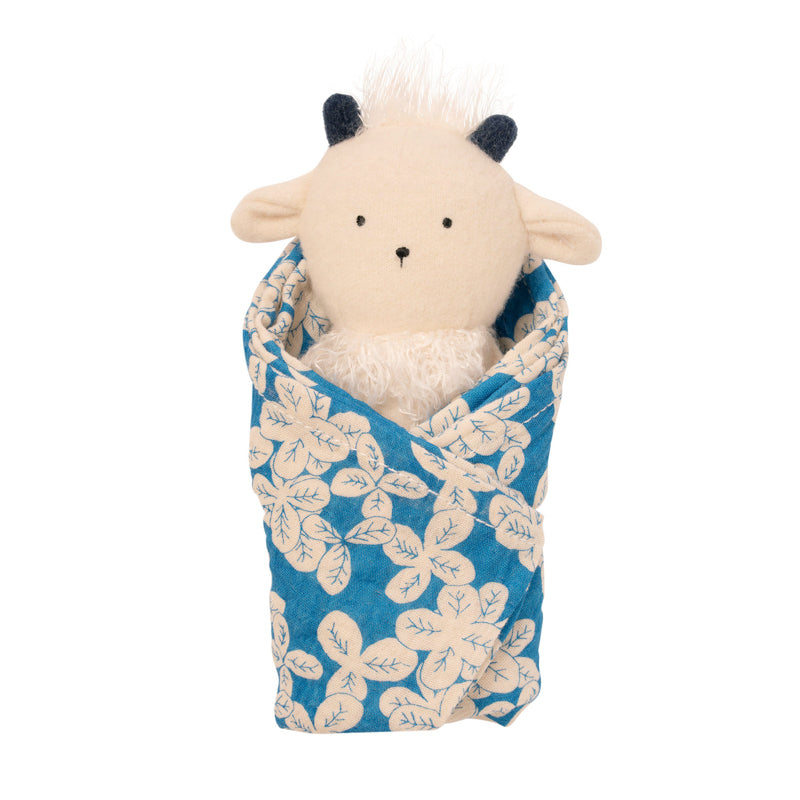 Manhattan Toy - Goat Rattle Plush & Burp Cloth Gift Pack