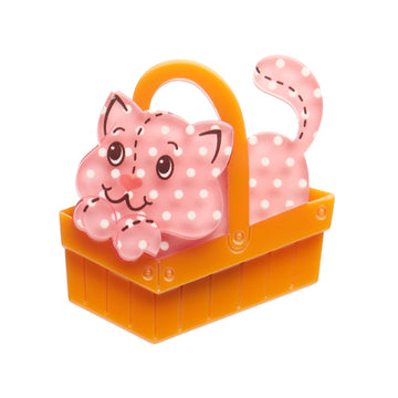 Erstwilder x Strawberry Shortcake 2 - Cozy Custard Cat Mini Brooch