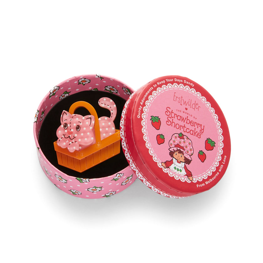 Erstwilder x Strawberry Shortcake 2 - Cozy Custard Cat Mini Brooch