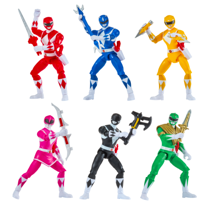 Mighty Morphin Power Rangers Re-Ignition Basic Figure Collector 6 Pack