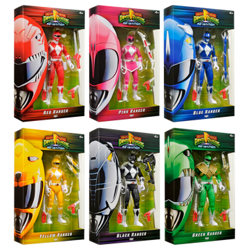 Mighty Morphin Power Rangers Re-Ignition Basic Figure Collector 6 Pack