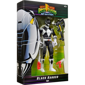 Mighty Morphin Power Rangers Re-Ignition Basic Figure - BLACK RANGER