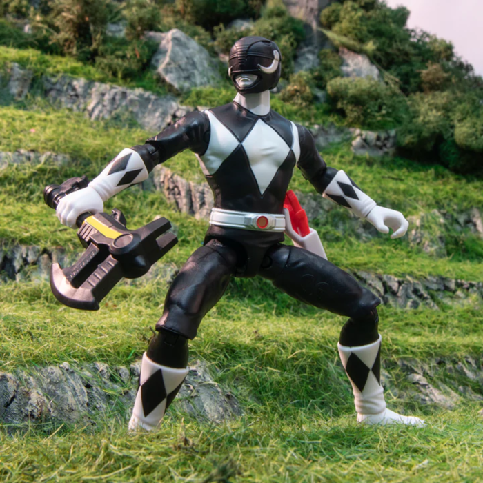 Mighty Morphin Power Rangers Re-Ignition Basic Figure - BLACK RANGER