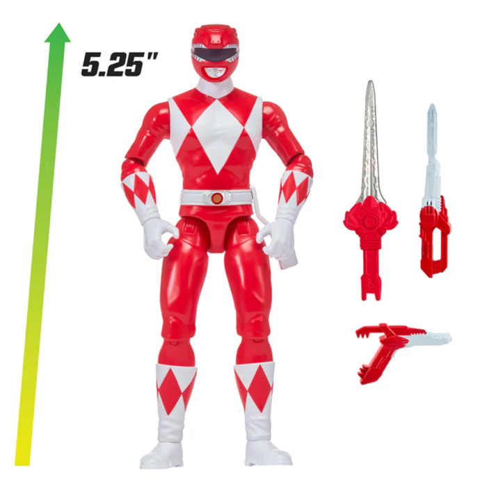 Mighty Morphin Power Rangers Re-Ignition Basic Figure - RED RANGER