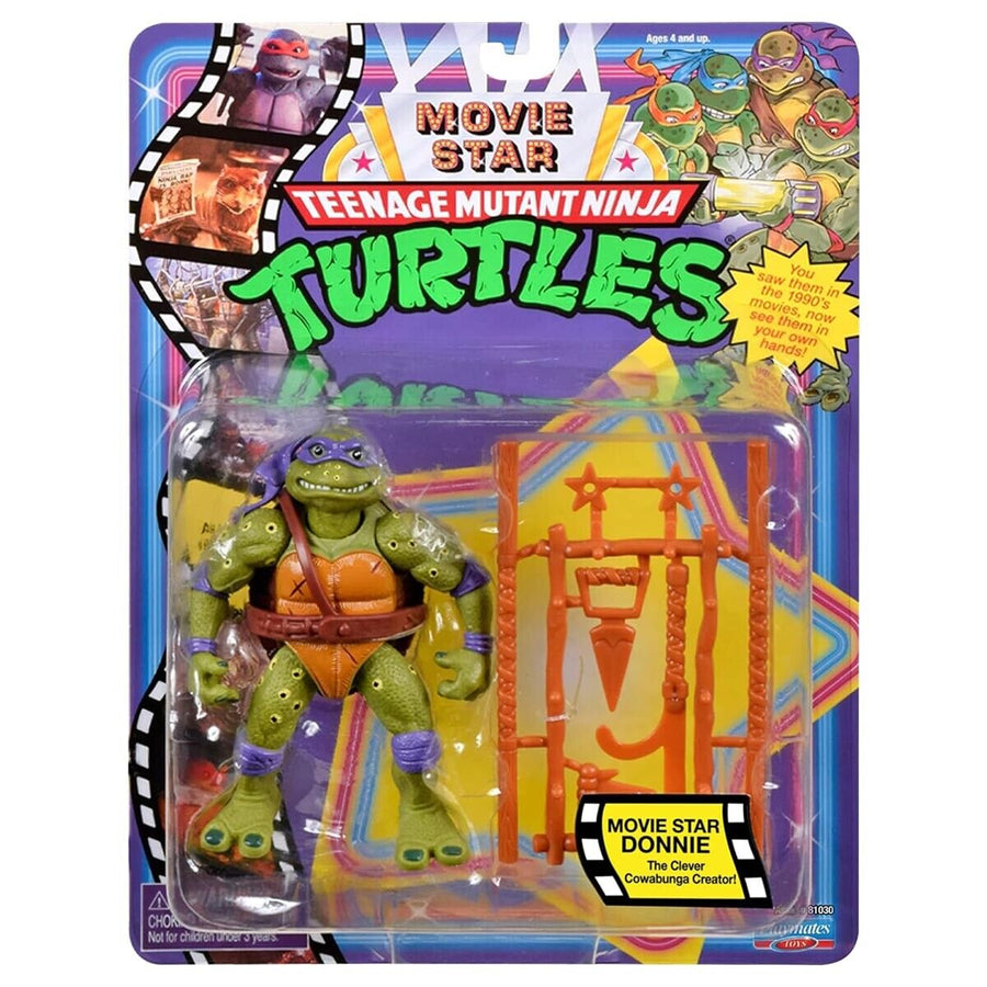 Playmates TMNT - MOVIE STAR Teenage Mutant Ninja Turtles Action Figures