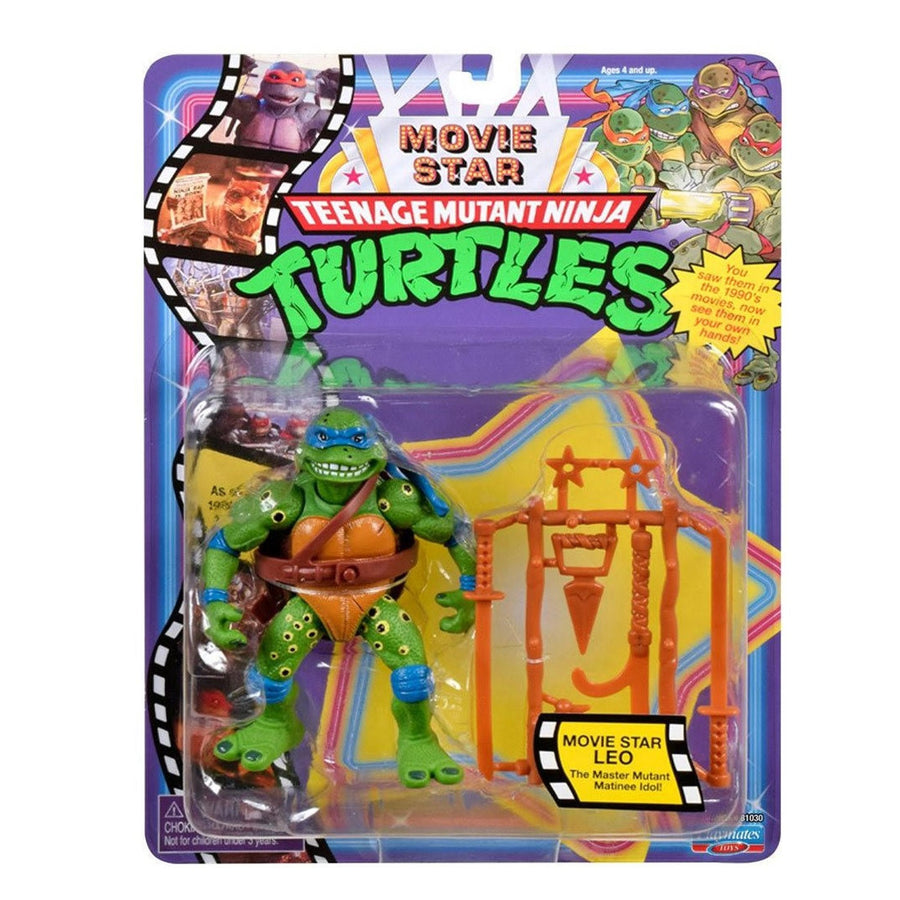 Playmates TMNT - MOVIE STAR Teenage Mutant Ninja Turtles Action Figures