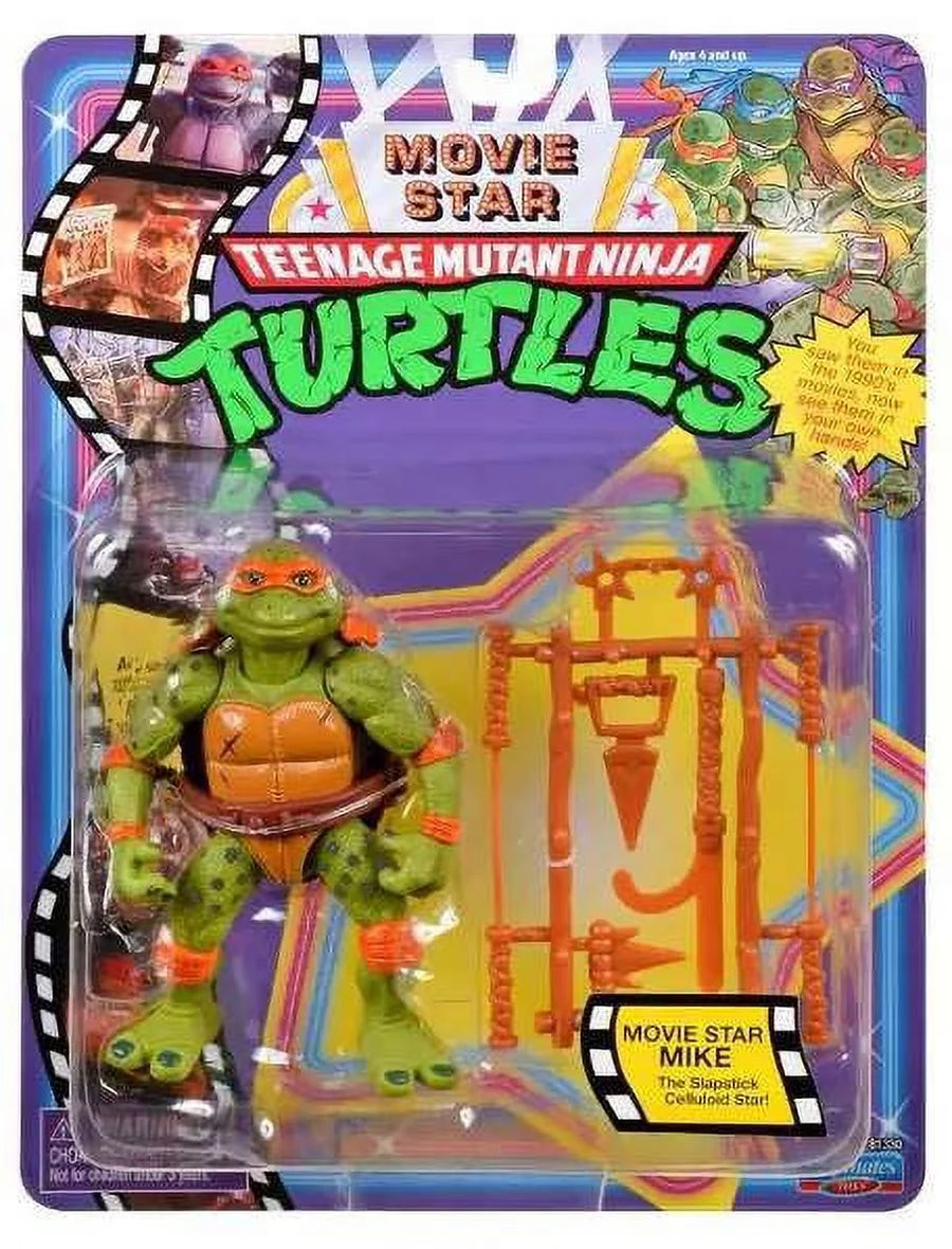 Playmates TMNT - MOVIE STAR Teenage Mutant Ninja Turtles Action Figures