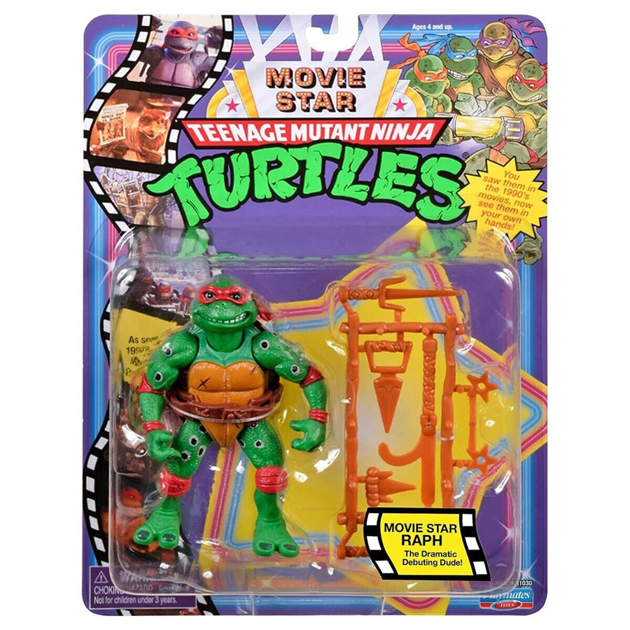 Playmates TMNT - MOVIE STAR Teenage Mutant Ninja Turtles Action Figures