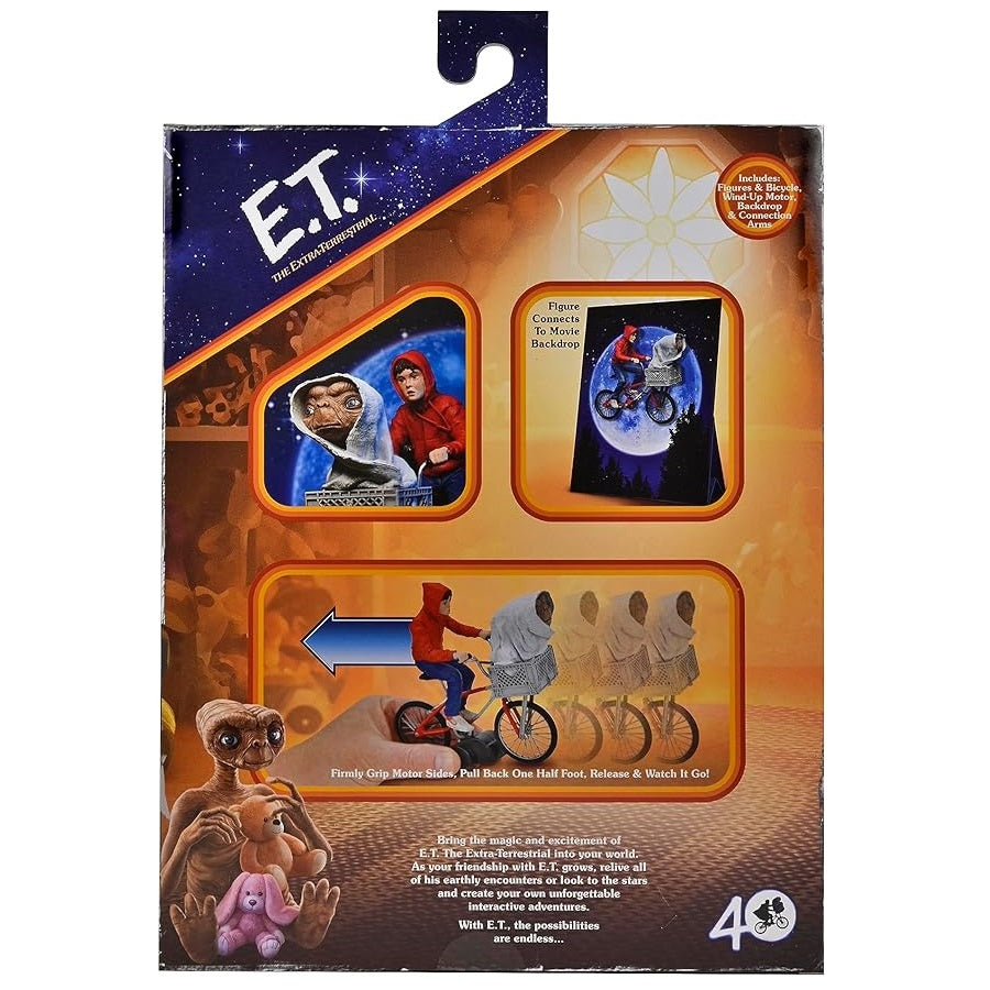 E.T. 40th Anniversary - ET & Elliott with Bicycle Pull-Back & Go 7