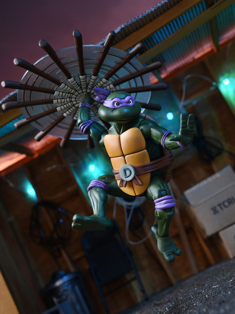 TMNT - ULTIMATE Cartoon DONATELLO (Pizza Club VHS) 7″ SCALE ACTION FIGURE