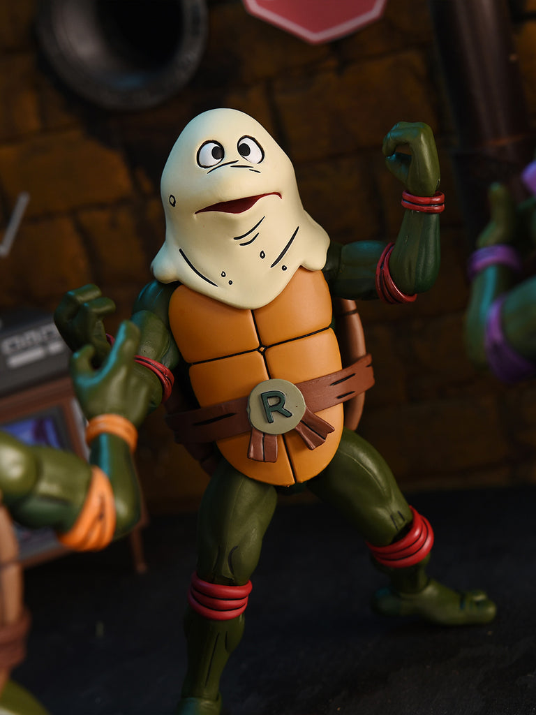 TMNT - ULTIMATE Cartoon RAPHAEL (Pizza Club VHS) 7″ SCALE ACTION FIGURE