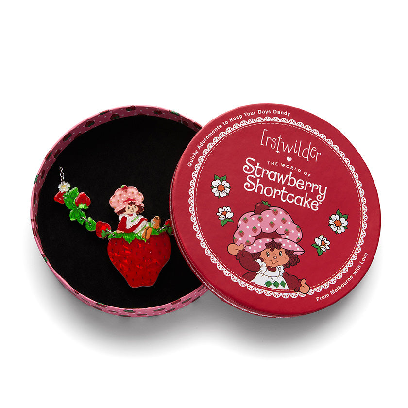 Erstwilder x Strawberry Shortcake - Sitting on a Strawberry Necklace