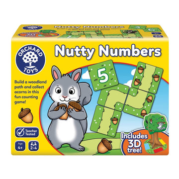 Orchard Toys - Nutty Numbers Game Ages 4+