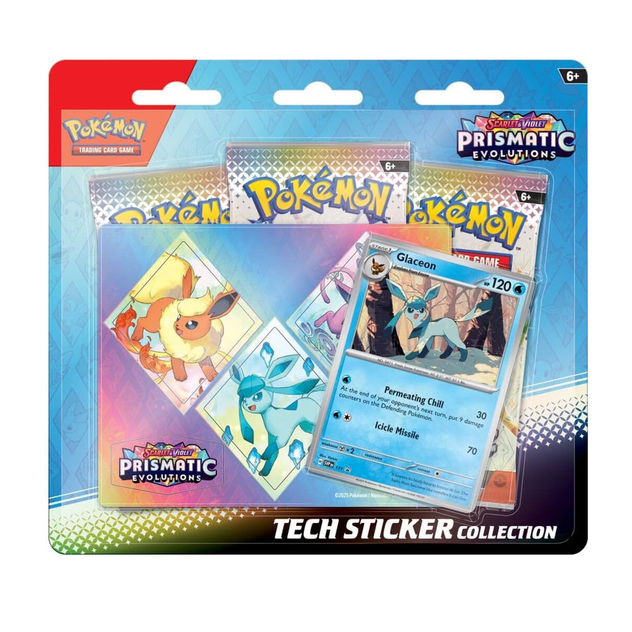 Pokémon TCG Scarlet & Violet 8.5 Prismatic Evolutions Tech Sticker Collection