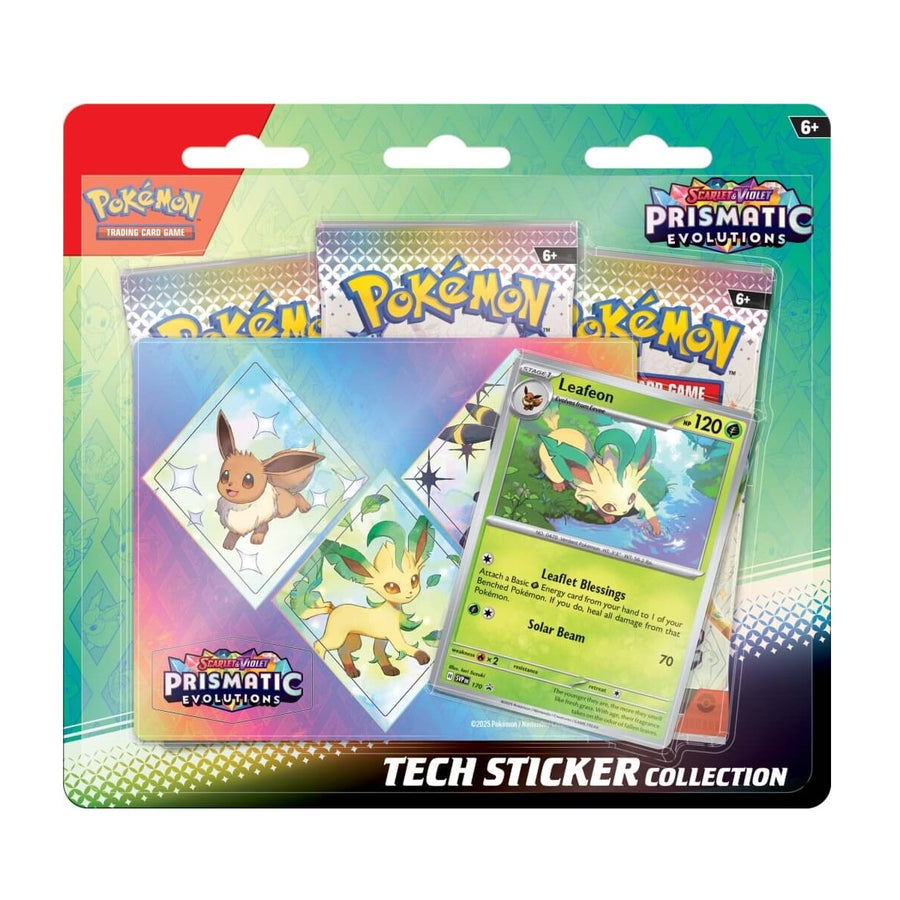 Pokémon TCG Scarlet & Violet 8.5 Prismatic Evolutions Tech Sticker Collection