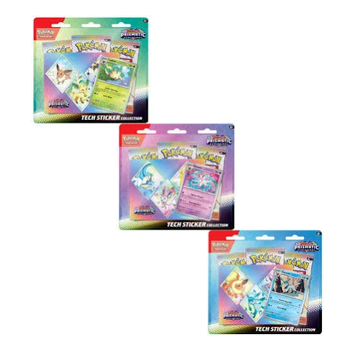 Pokémon TCG Scarlet & Violet 8.5 Prismatic Evolutions Tech Sticker Collection