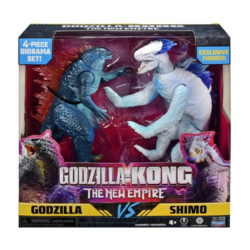 Godzilla x Kong The New Empire - Godzilla vs Shimo 2-pack