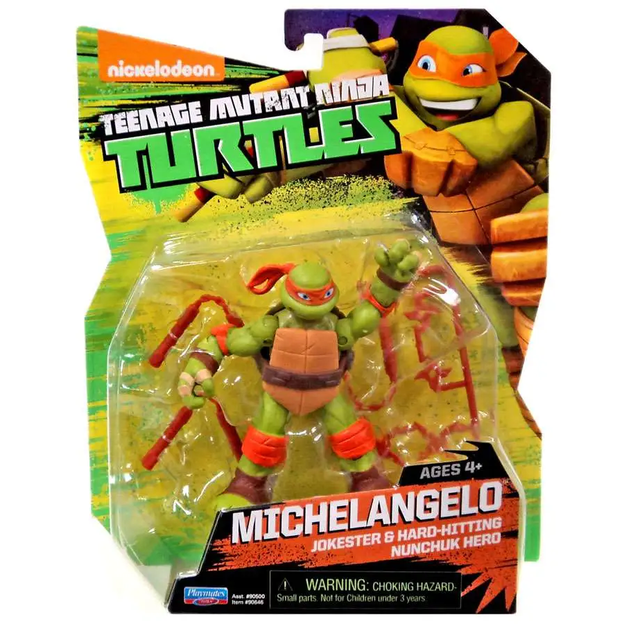 Playmates TMNT - Michelangelo Jokester & Hard-hitting Nunchuk Hero