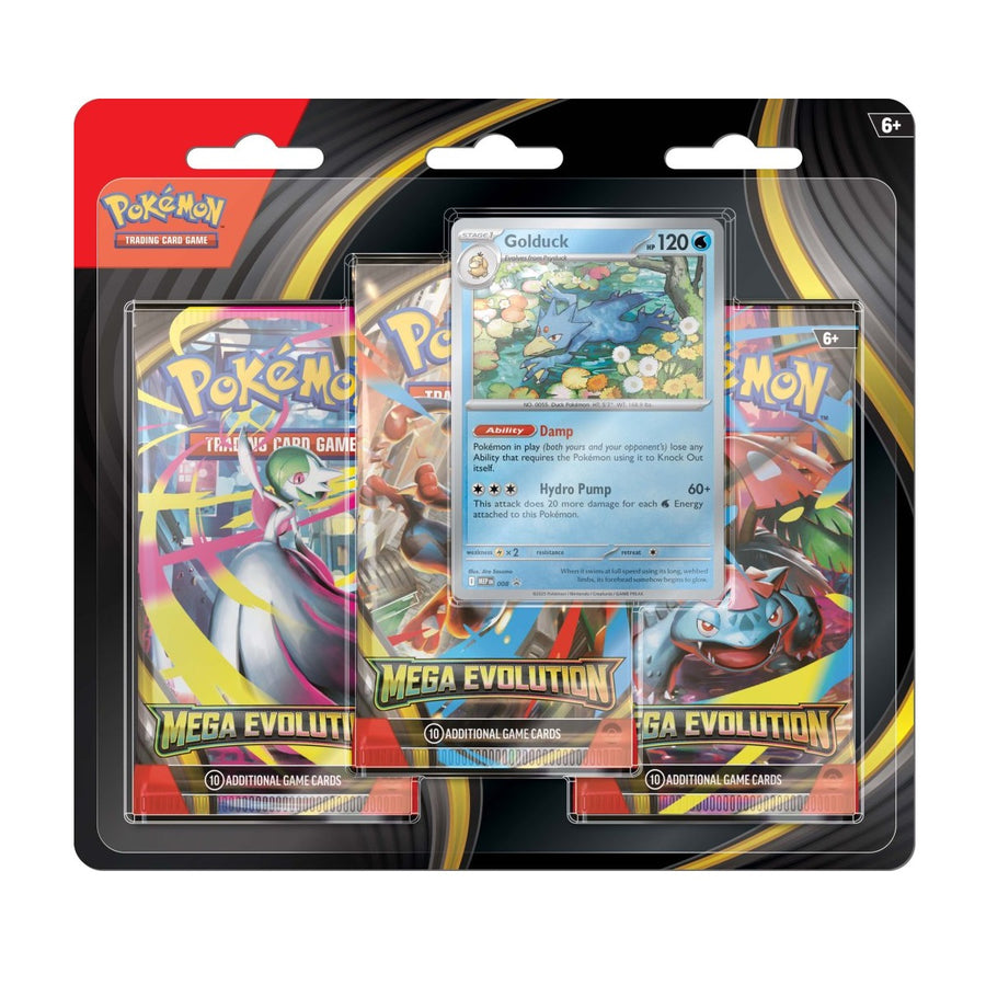 Pokémon TCG: Mega Evolution Three Booster Blister