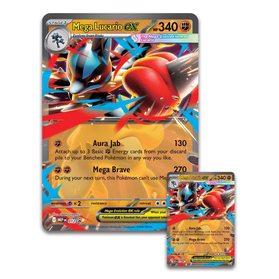 Pokémon TCG Mega Lucario ex Figure Box