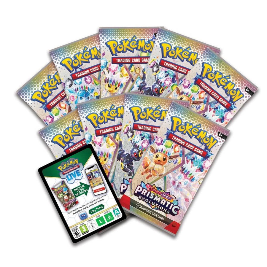 Pokémon TCG Scarlet & Violet Prismatic Evolutions Elite Trainer Box