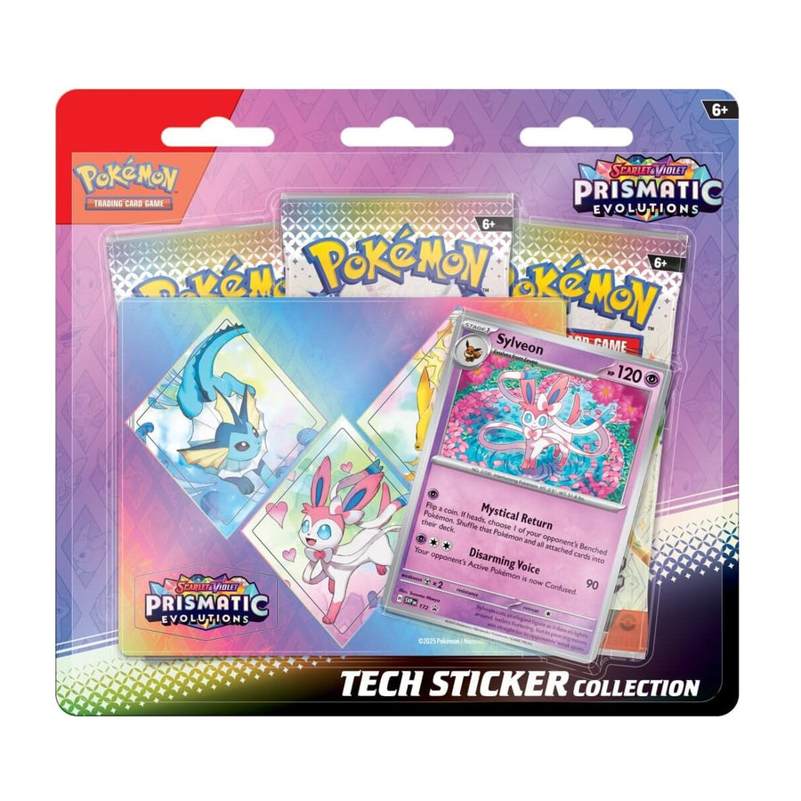 Pokémon TCG Scarlet & Violet 8.5 Prismatic Evolutions Tech Sticker Collection