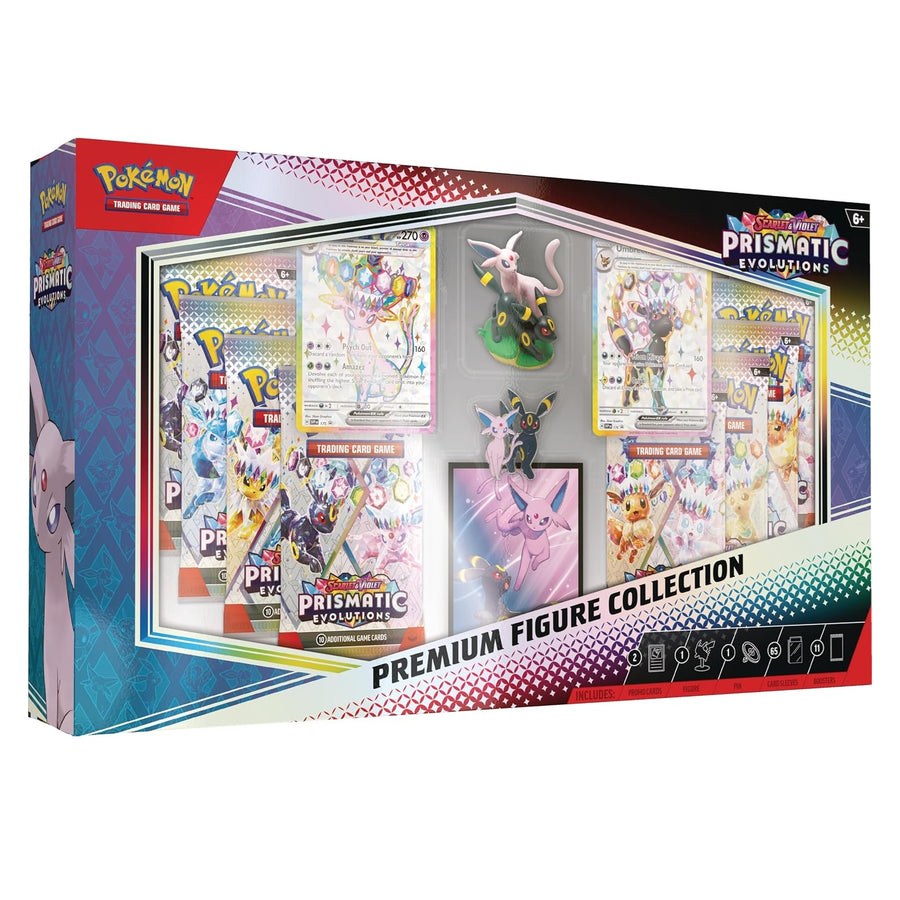Pokémon TCG Scarlet & Violet 8.5 Prismatic Evolutions Premium Figure Box