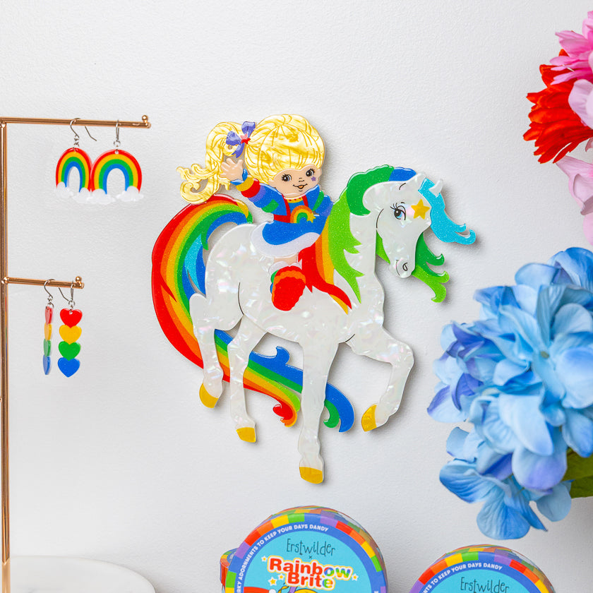 Erstwilder x Rainbow Brite - Rainbow Brite and Starlite Wall Art