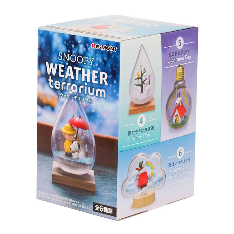 Re-Ment - Snoopy Weather Terrarium (Full Set of 6)