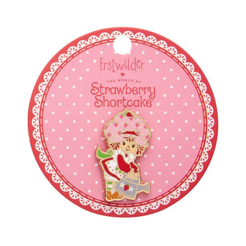 Erstwilder x Strawberry Shortcake 2 - Strawberry Gardening Enamel Pin