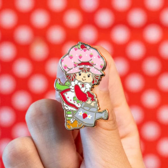 Erstwilder x Strawberry Shortcake 2 - Strawberry Gardening Enamel Pin