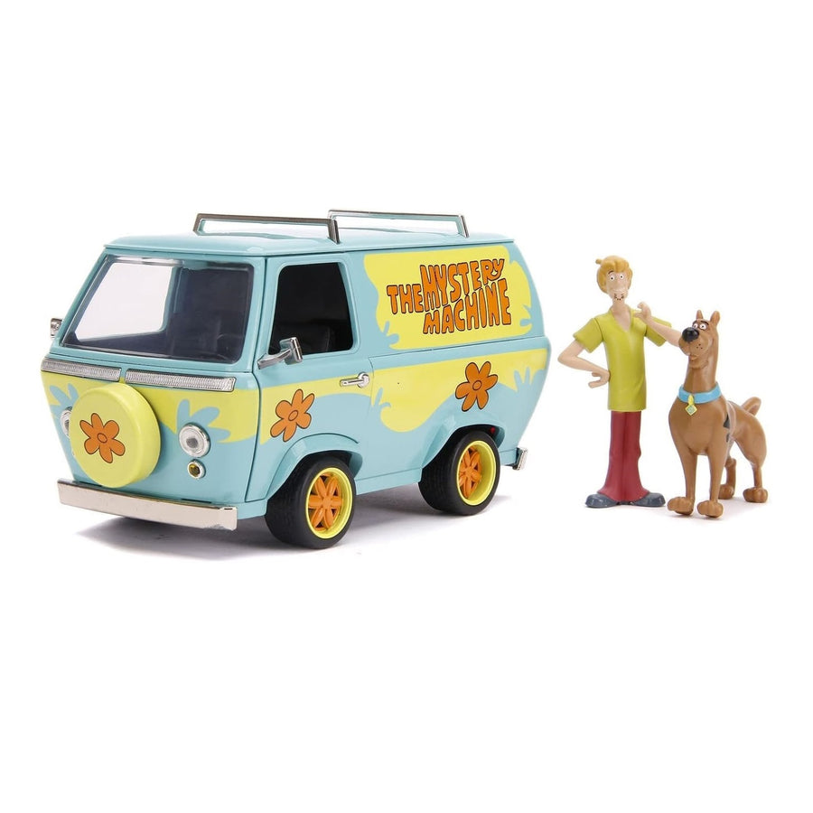 Scooby Doo - Mystery Machine 1:24 Scale Diecast Model Car with Shaggy & Scooby-Doo