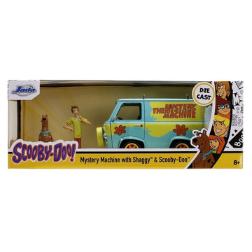 Scooby Doo - Mystery Machine 1:24 Scale Diecast Model Car with Shaggy & Scooby-Doo